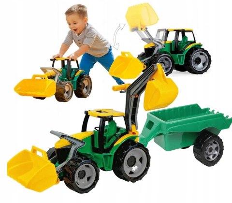 Koparka z łyżką Traktor Spych +przyczepa