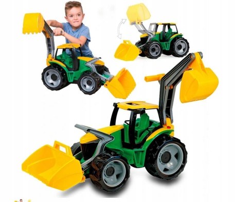 Koparka z łyżką Traktor Spych +przyczepa