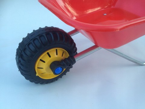 TACZKI DLA DZIECKA METALOWA RAMA DUŻE 80CM RÓŻOWA