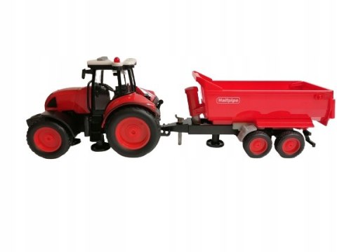 TRAKTOR Z PRZYCZEPĄ ŚWIATŁO DZWIĘK Farmer