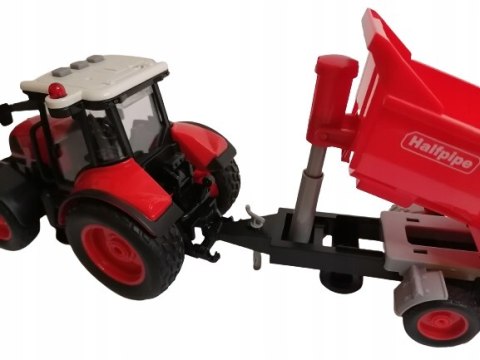 TRAKTOR Z PRZYCZEPĄ ŚWIATŁO DZWIĘK Farmer