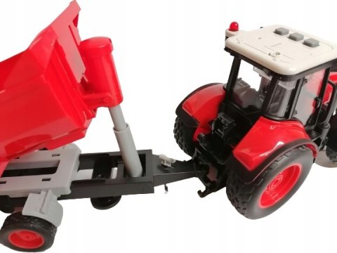 TRAKTOR Z PRZYCZEPĄ ŚWIATŁO DZWIĘK Farmer