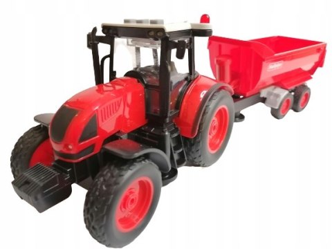 TRAKTOR Z PRZYCZEPĄ ŚWIATŁO DZWIĘK Farmer
