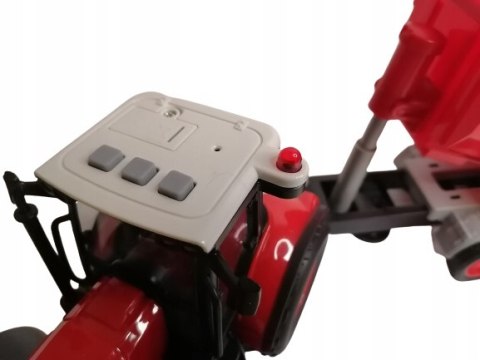 TRAKTOR Z PRZYCZEPĄ ŚWIATŁO DZWIĘK Farmer