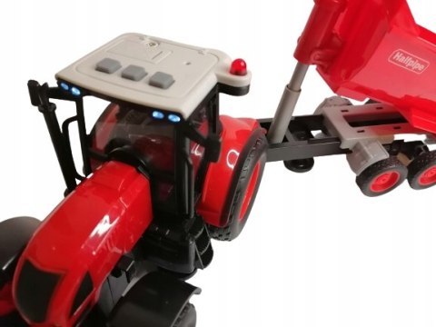 TRAKTOR Z PRZYCZEPĄ ŚWIATŁO DZWIĘK Farmer