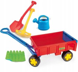 WÓZEK DO CIĄGNIĘCIA, GRABKI, ŁOPATKA WIADRO ZESTAW