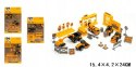 Zestaw 6 szt pojazdy budowlane metalowe ZA3505 Zestaw 6 szt pojazdy budowlane metalowe ZA3505