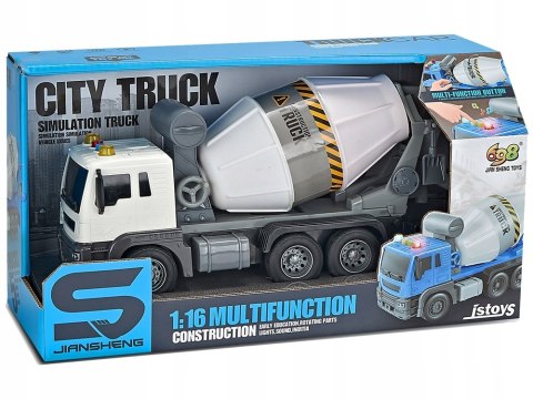 Autko Betoniarka Obrotowa Gruszka Światło Dźwięk