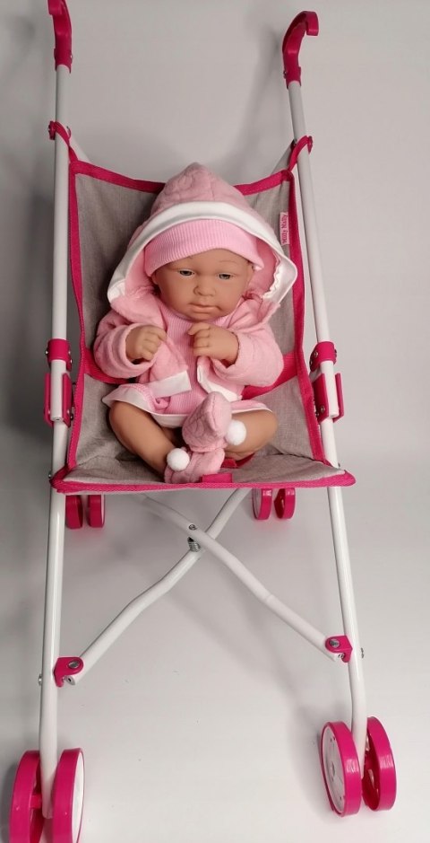 DUŻA LALKA BOBAS BABY+WÓZEK DLA LALEK
