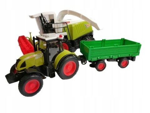 Kombajn Traktor Duży Zestaw dla rolnika FARMER