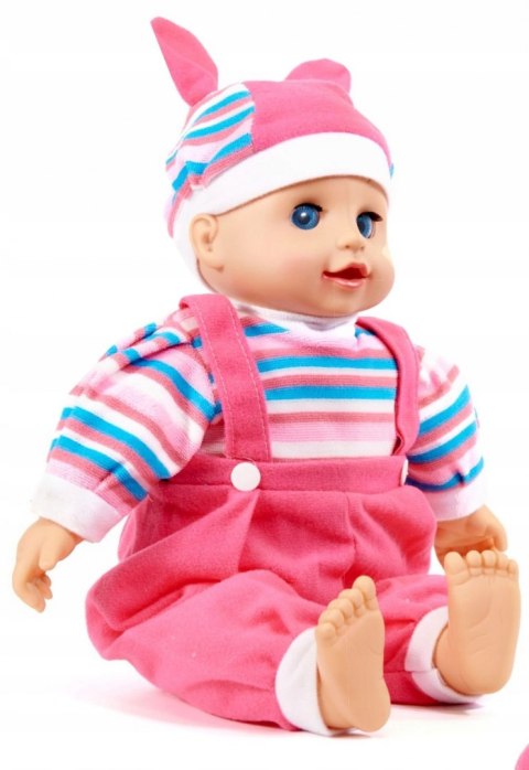LALKA MAJA BOBAS Z DŹWIĘKIEM DZIECKO RÓŻOWA