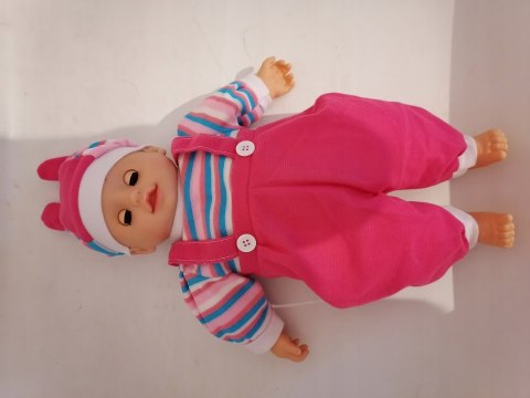 LALKA MAJA BOBAS Z DŹWIĘKIEM DZIECKO RÓŻOWA