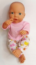 Lalka Bobas baby jak żywa +zestaw ubranek