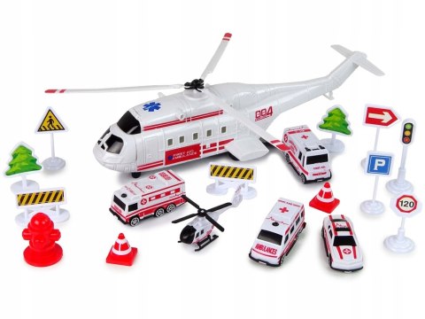 Pogotowie Zestaw Pojazdów Ambulans Helikopter