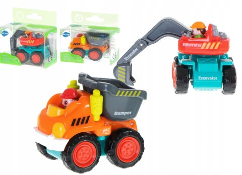 SAMOCHÓD AUTO BUDOWLANE WYWROTKA KOPARKA 2szt HOLA
