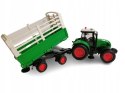 TRAKTOR Z PRZYCZEPĄ CIĄGNIK ROLNICZY ŚWIATO DZWIĘK