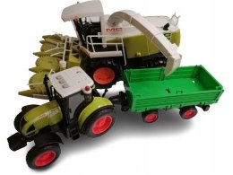 Traktor 6Kombajn Duży Zestaw Rolnik FARMA