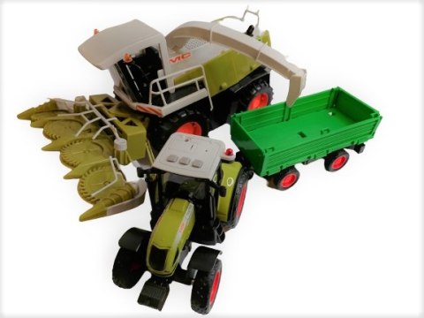 Traktor 6Kombajn Duży Zestaw Rolnik FARMA