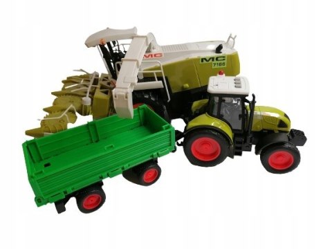 Traktor 6Kombajn Duży Zestaw Rolnik FARMA