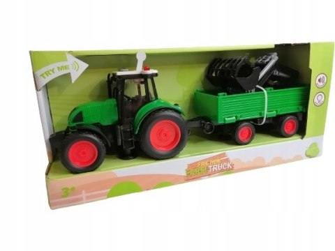 Traktor Ciągnik podnośnik, ŚWIATŁO I DŹWIĘK