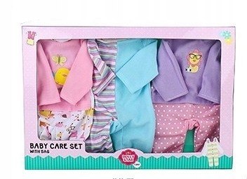 UBRANKA DLA LALEK 40CM UBRANKO 3szt