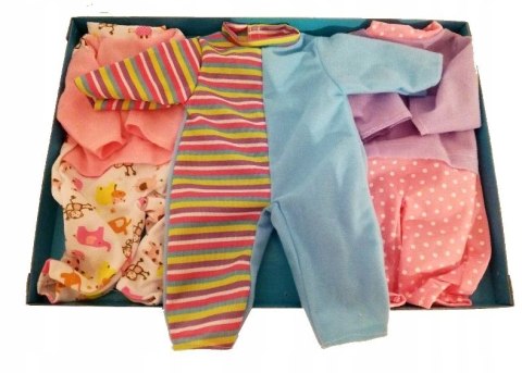 UBRANKA DLA LALEK 40CM UBRANKO 3szt