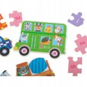 UKŁADANKA PUZZLE EDUKACYJNE POJAZDY AUTA NAUKA GRA