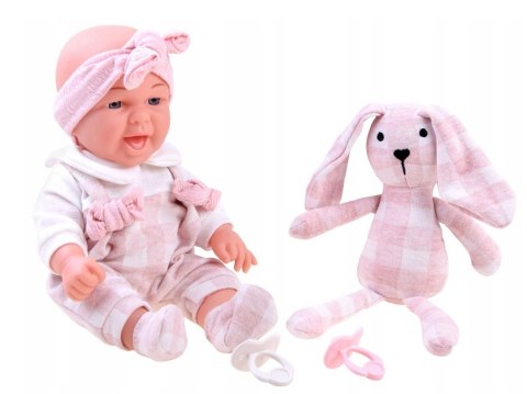 LALKA BOBAS Z KRÓLICZKIEM PREZENT ROCZEK