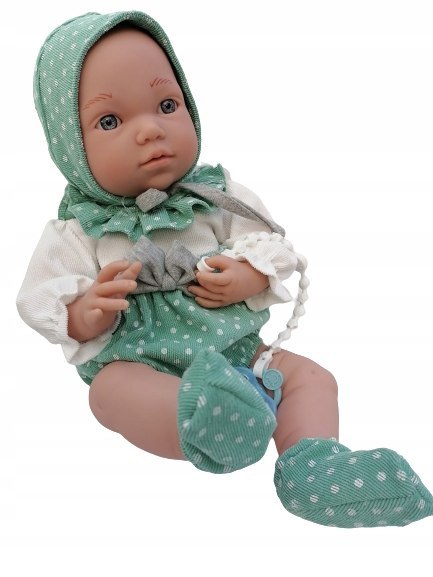 Lalka Bobas baby jak żywa duża+akcesoria smoczek