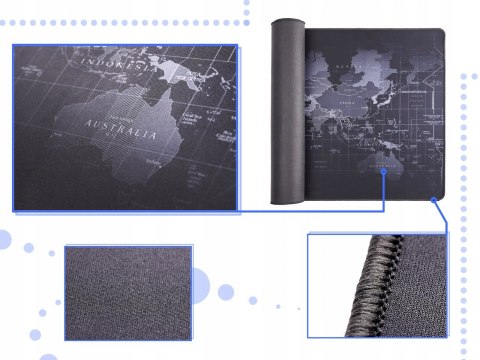 MATA OCHRONNA PODKŁADKA MAPA NA BIURKO STÓŁ 40x90