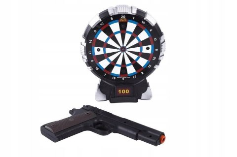 PISTOLET Z LASEREM TARCZA ELEKTRONICZNA DART