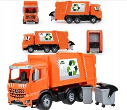 ŚMIECIARKA LENA WORXX MERCEDES, OPUSZCZANE KOSZE