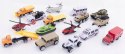 Zestaw pojazdów 16 szt. Armia, Policja, Helikopter