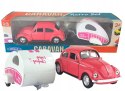 AUTKO VOLKSWAGEN BEETLE z przyczepką Welly1:34