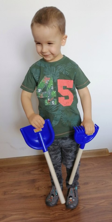 DUŻA TACZKA + GRABKI ŁOPATKA KONEWKA