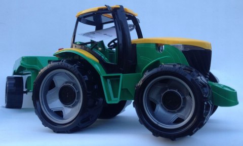 DUŻY TRAKTOR CIĄGNIK Z PRZYCZEPĄ JEŹDZIK 90cm