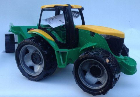DUŻY TRAKTOR CIĄGNIK Z PRZYCZEPĄ JEŹDZIK 90cm