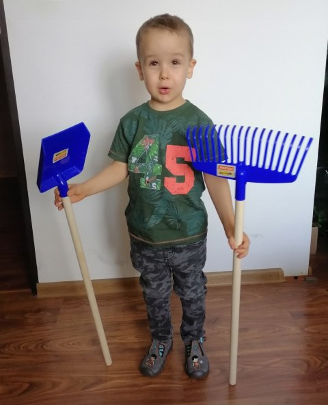 TACZKA METALOWA DLA DZIECKA DUŻE TACZKI