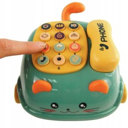 Telefon kotek jeździk dźwięk światło gryzak