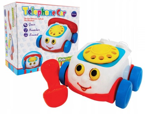 Telefon na kółkach i sznurkiem dla dzieci Telefon na kółkach i sznurkiem dla dzieci