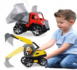 Wywrotka LENA Truxx Ruchomy Kiper+koparka zestaw