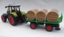 2x TRAKTOR Z PRZYCZEPĄ DUŻY ZESTAW ŚWIATŁO DZWIĘK