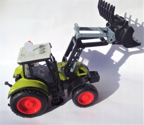 2x TRAKTOR Z PRZYCZEPĄ DUŻY ZESTAW ŚWIATŁO DZWIĘK