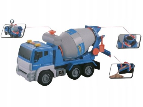 Autko betoniarka GRUSZKA Ruchomy beczka, Dźwięk