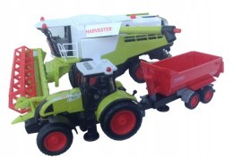 Kombajn Traktor ciagnik Duży Zestaw Rolnik FARMA