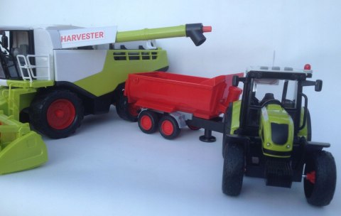 Kombajn Traktor ciagnik Duży Zestaw Rolnik FARMA