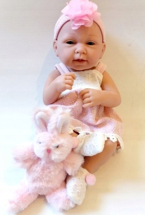 LALKA BOBAS BABY GUMOWA W UBRANKU NIEMOWLAK