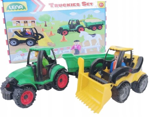 LENA POJAZDY KOPARKA SPYCH TRAKTOR PRZYCZEPA 13 EL