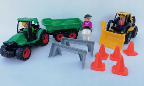 LENA POJAZDY KOPARKA SPYCH TRAKTOR PRZYCZEPA 13 EL