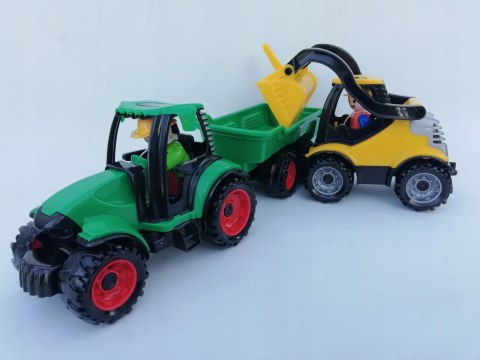 LENA POJAZDY KOPARKA SPYCH TRAKTOR PRZYCZEPA 13 EL